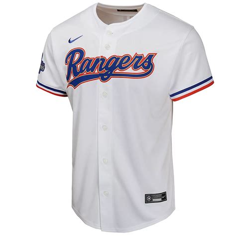 texas rangers nike official replica home jersey - youth|texas rangers scherzer jersey.